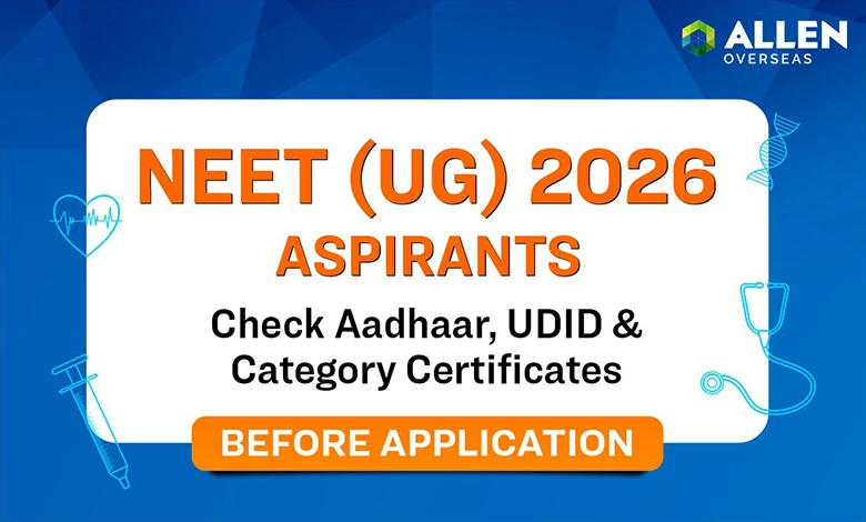 NEET (UG) 2026 Important Advisory to Update