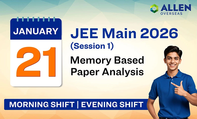 JEE Main 2026 Session 1 Paper Analysis | 21 Jan Morning & Evening Shift